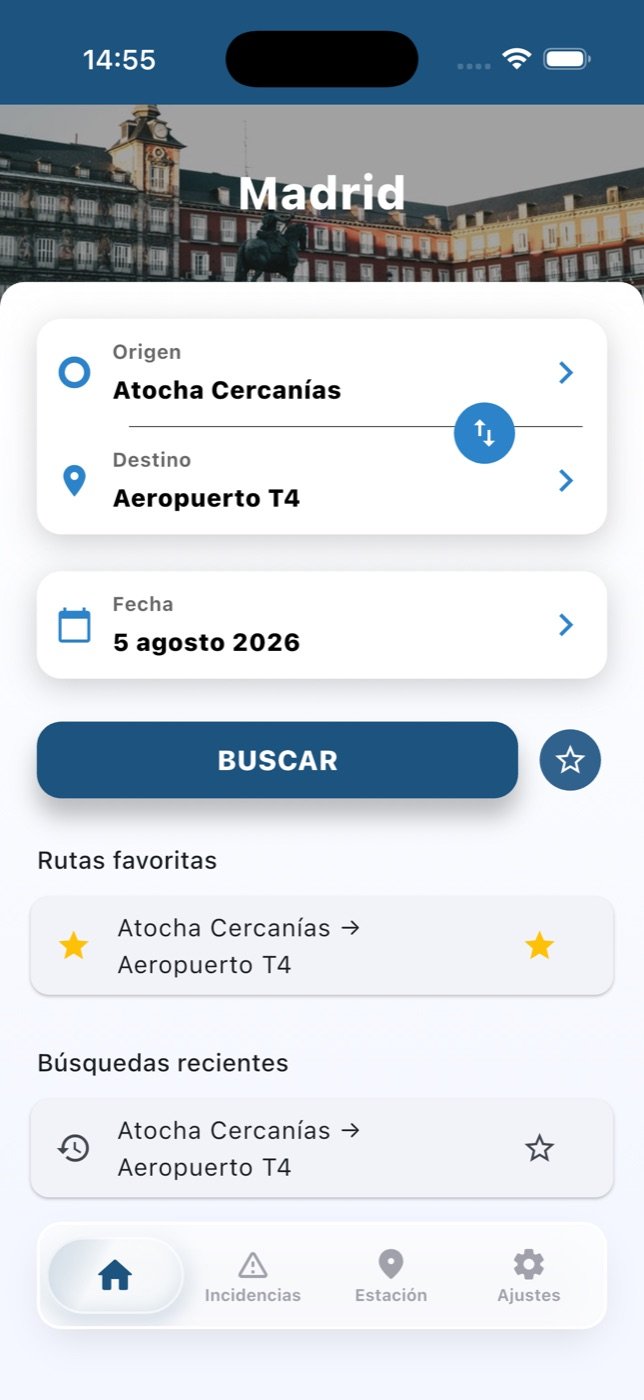 Rutas favoritas en Cercanías Trenes